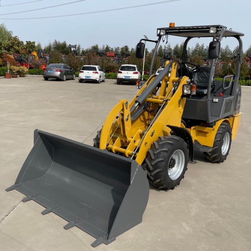 1Ton Mini Compact Electric Front End Loaders Manufacture and 1Ton Mini